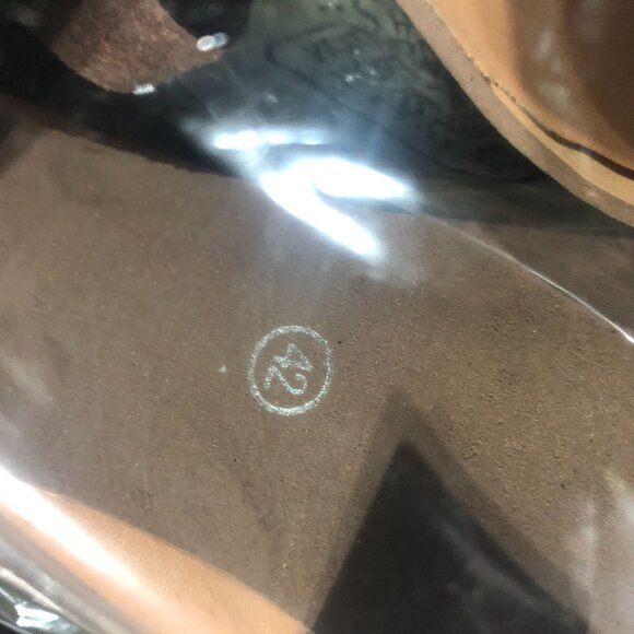 RXFSP - Two Tone Brown Buckle Strap Pump - Picture 6 of 8